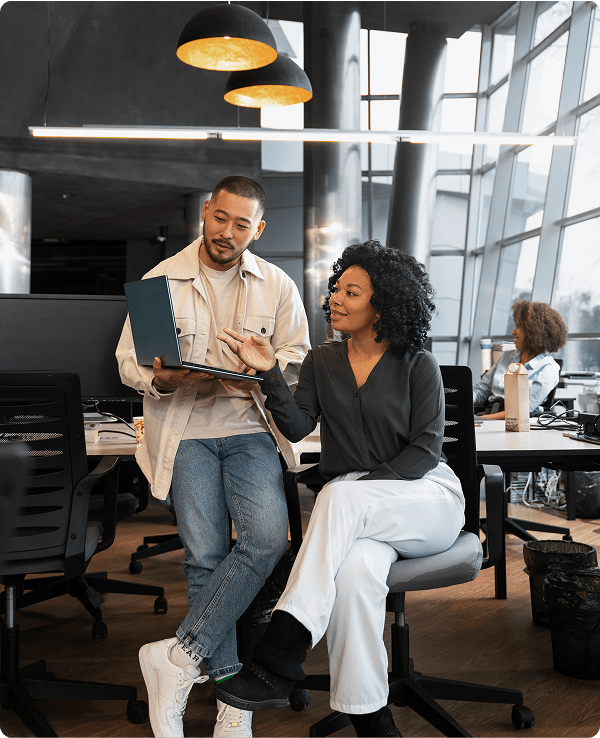 Business meeting in modern office